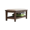 thumbnail image 1 of Coaster Franco Farmhouse Wood Bedroom Bench with Lower Shelf in Oak, 1 of 2