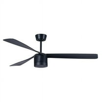 Lucci Air 21328101 Lucci Air Peregrine 56' Black Light with Remote Ceiling Fan