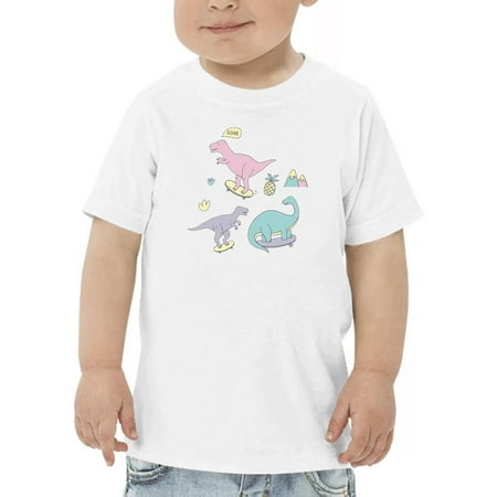 

Pastel Color Dinos Roar T-Shirt Toddler -Image by Shutterstock 5 Toddler