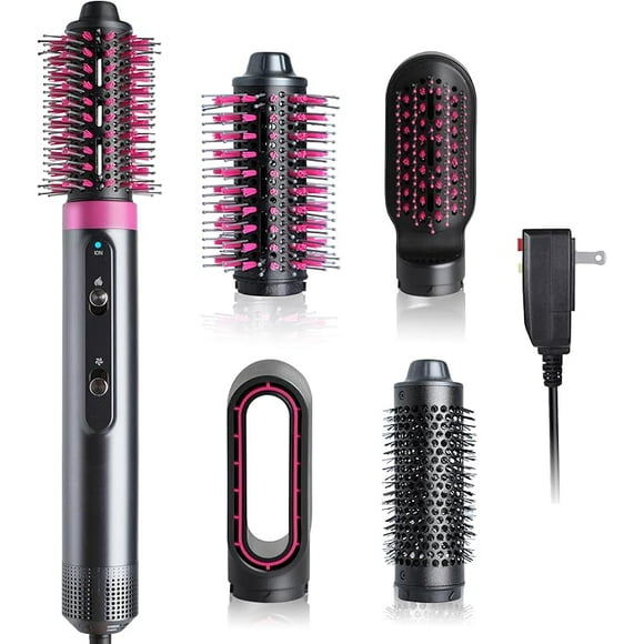 Hight Speed Hair Brush Blow Dryer,Negative Ionic Thermal Curling Brush,Hot Air Brush Styler and Dryer for Thick Hair,One Step Blowout Brush for Fast Drying Straightening Volumizing Styling