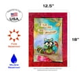 thumbnail image 2 of Toland Home Garden Red and Green Sentimental Raccoon Outdoor Garden Flag 18" x 12.5", 2 of 5