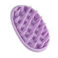 thumbnail image 1 of Masajeador de cuero cabelludo Unique Bargains, cepillo de silicona para cuero cabelludo, masajeador de cabello para ducha, limpieza profunda, color púrpura, 1 of 7
