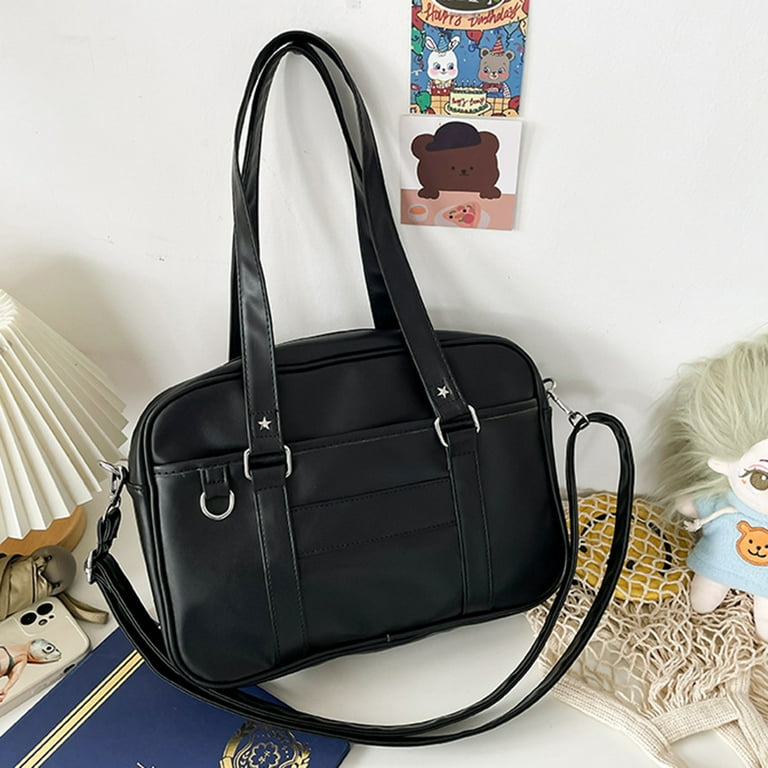 SunyaMood Japanese School Handbag PU Leather JK Uniform Bag SunyaMood Japanese School Handbag PU Leather JK Uniform Bag