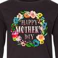 thumbnail image 4 of Inktastic Happy Mother's Day- flowers Long Sleeve Youth T-Shirt, 4 of 5