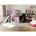 thumbnail image 5 of JACKPOT Solid Wood Prince & Princess Low Loft Bed in Cherry/Pink Camo, 5 of 5