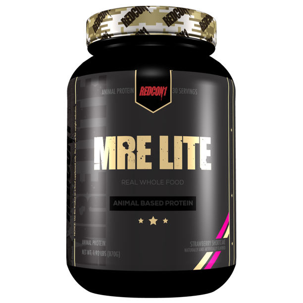 Redcon1, MRE LITE 2lb, Animal Based Protein, Strawberry Shortcake