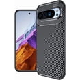 thumbnail image 1 of AQWAL-CruzerLite Case Made for Google Pixel 9 Case, for Google Pixel 9 Pro Case, Carbon Fiber Texture Design Cover Anti-Scratch Shock Absorption Case for Google Pixel 9/9 Pro (2024) (Carbon Black), 1 of 4