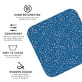 thumbnail image 4 of Pofeuu Blue Star Print Print Leather Coasters Set of 6, Round Cups Mugs Mat Pad for Home Kitchen Heat Resistant Drink Coasters,Square, 4 of 7
