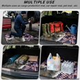 thumbnail image 3 of FOR U DESIGNS American Flag Wolf Print All Weather Car Trunk Mat Non-Slip Stylish Cargo Liner Heavy Duty Durable Rear Trunk Protection for Most Vehicles, 3 of 7
