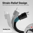 thumbnail image 2 of Cable de extensión Vockjour de 3 patas, 3 m, impermeable, 16 AWG, 2 of 7