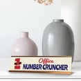 thumbnail image 3 of Office Number Cruncher, Gold Frame Desk Sign (2x8), 3 of 3
