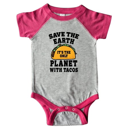 

Inktastic Save the Earth It s the Only Planet with Tacos Gift Baby Boy or Baby Girl Bodysuit