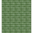 thumbnail image 3 of Stripes Duvet Cover Set, Horizontal Wavy Lines Pattern with Dots in Monochrome Style Modern Art Print, Decorative 3 Piece Bedding Set with 2 Pillow Shams, Queen Size, Green and White, by Ambesonne, 3 of 3