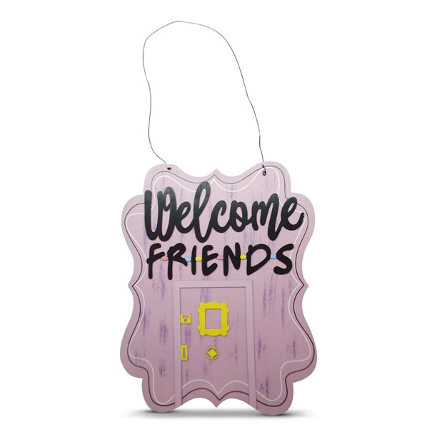 Signo de bienvenida Decorativo Decorativo Rústico Puerta Puerta Puerta Puerta Puerta Colgante Placa Oficinas Jardín Yarda Decoración Artesanía Hogar Rosa Inevent HA028177-01B