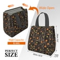 thumbnail image 3 of Camo and Maple Brown Pattern Insulated Lunch Bag for Women Men, Large Portable Soft Cooler Tote, Thermal Food Storage Bag with Pearl Cotton, 8.66L, 8.75"x5.75"x9.5", 3 of 6