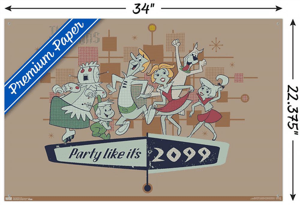 The Jetsons - Party Wall Poster with Pushpins, 22.375" x 34"