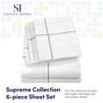 thumbnail image 2 of Sábanas Sweet Home Collection 1500 Supreme, color blanco completo, 2 of 5