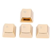 Zinc Alloy W A S D Mechanical Gaming Keycap 4 Key Caps Keyset For Professional Gamer Gaming Keyboards