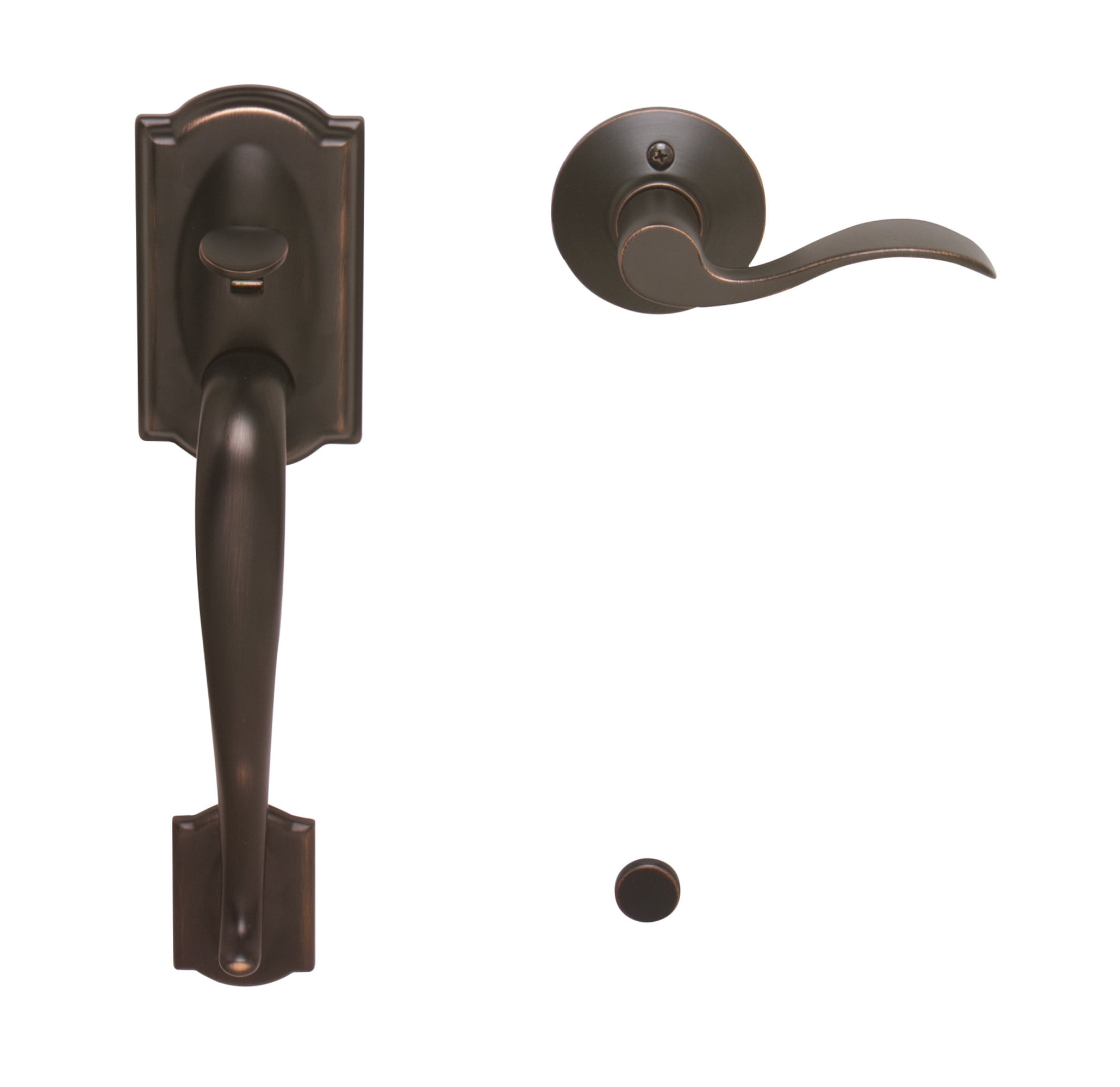 Schlage Fe285 Cam Acc Lh Camelot Lower Handleset For Schlage Deadbolts Bronze 3811