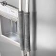 thumbnail image 2 of Luxtrada A Pair Refrigerator Handle Cover Kitchen Appliance Refrigerator Cover (Gray), 2 of 10