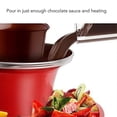 thumbnail image 3 of Three Layer Chocolate Fountain Machine Detachable Mini Nostalgia Melting Chocolate Fondue Chocolate Melt Fondue EU PLUG, 3 of 5