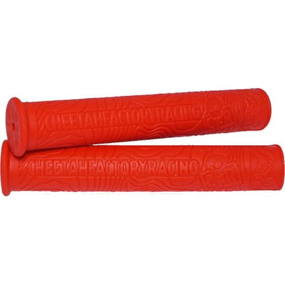 Cheetah Factory Racing Poignées Signature, Rouge