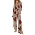 thumbnail image 2 of BILIKEYU Soft Cotton Valentine Pajama Set for Women Plus Size Inclusive, 2 of 5