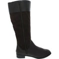 thumbnail image 2 of Karen Scott Womens Deliee 2 Faux Leather Two Tone Riding Boots, 2 of 5
