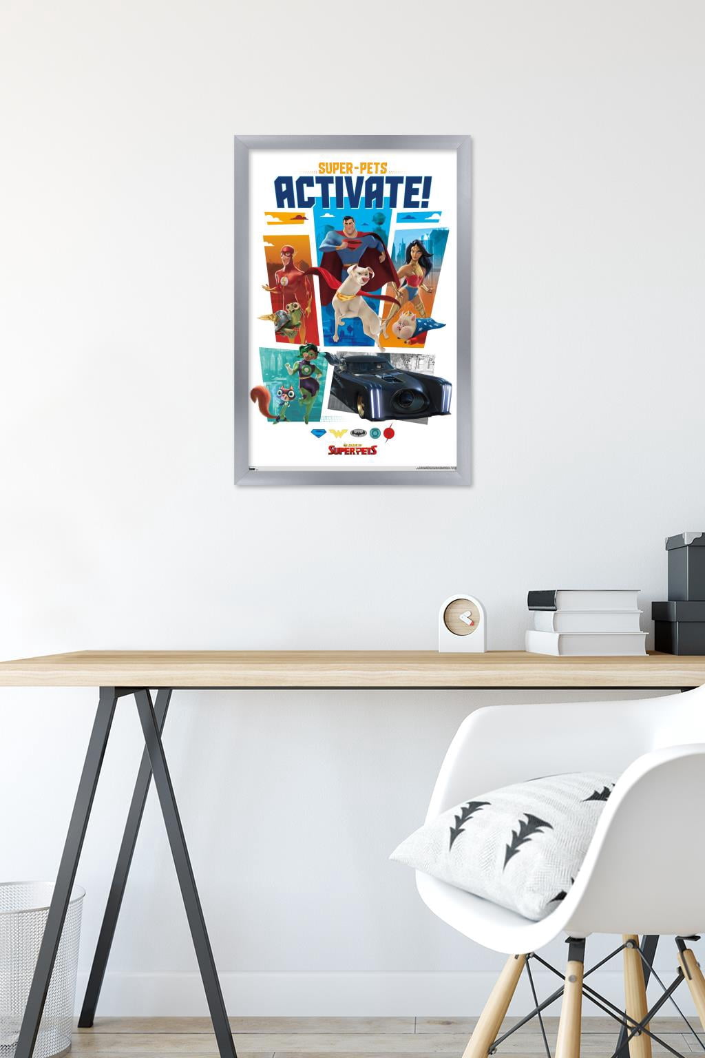 DC League of Super-Pets - Heroes Wall Poster, 14.725" x 22.375" Framed
