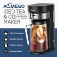 thumbnail image 2 of Aemego Iced Tea Maker with 2.5-Quart Glass Pitcher, Auto Shut-Off & Strength Selector for Coffee and Tea Brewing, 2 of 6