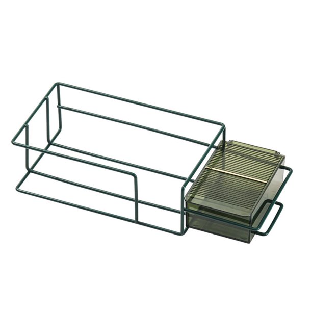 Wall Hanging Facial Tissue Holder Rack With Removable Mini Holder Box