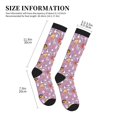 thumbnail image 4 of Sikiie Lovely Animals 1 Pairs Compression Socks for Men and Women 15-20 mmHg Running Support Socks, 4 of 7