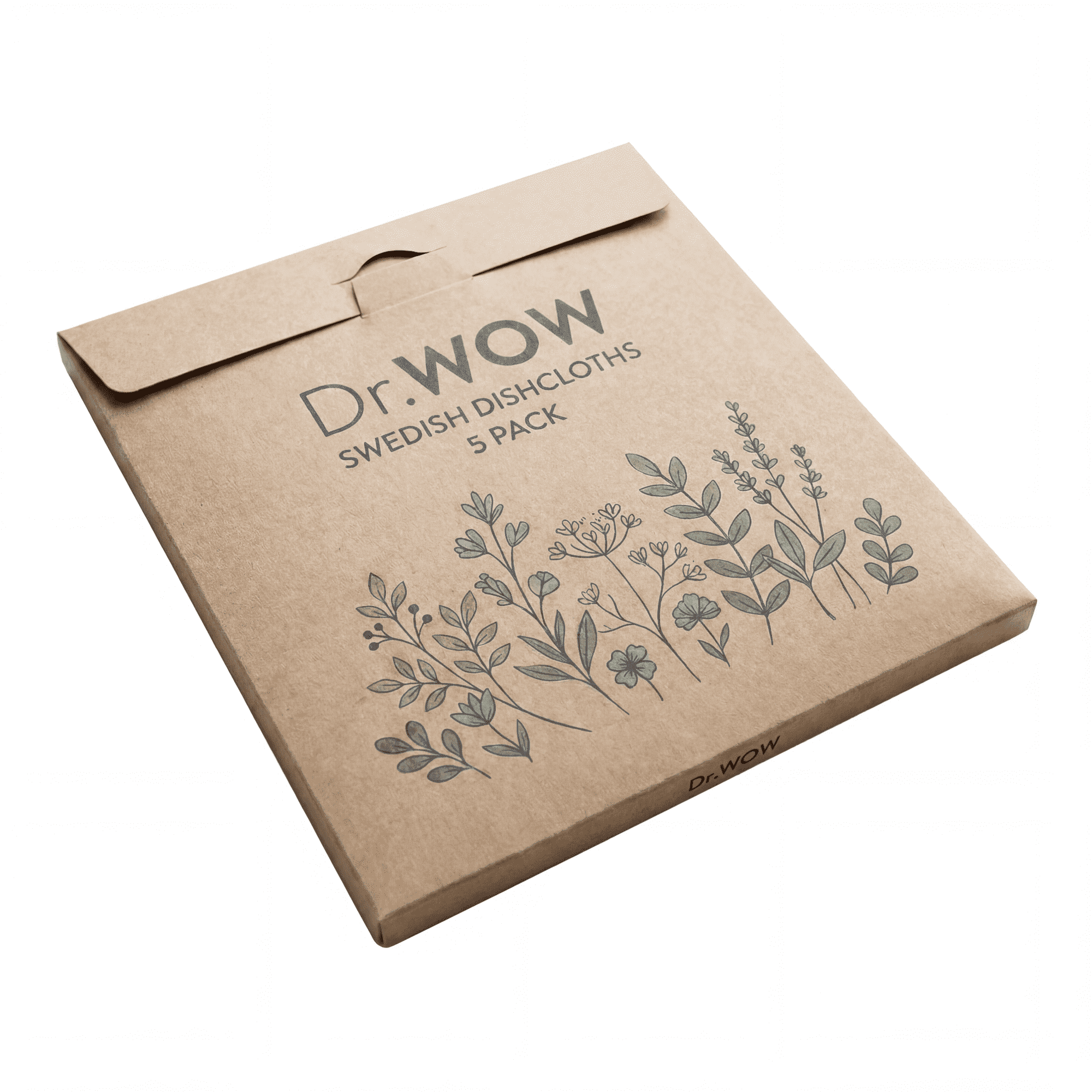 Folk-Print Swedish Dishcloths
