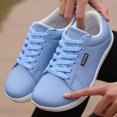 thumbnail image 5 of Men’s Wide Fit Casual Skate Sneakers Lightweight Lace Up Walking Shoes with Non Slip Sole for Daily Wear Travel Outdoor Comfort Athletic Shoes, 5 of 9