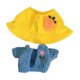 thumbnail image 4 of 2 piezas de ropa para muñecas con sombrero, conjuntos para muñecas de 20 cm, muñecas para niñas y muñecas para niños. Flor roja, 4 of 9