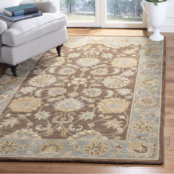 Safavieh Heritage Regis Oriental Wool Area Rug, Brown/Blue, 9'6" x 13'6"