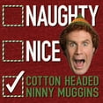 thumbnail image 2 of Men's Elf Buddy Checklist  Graphic T-Shirt, 2 of 5