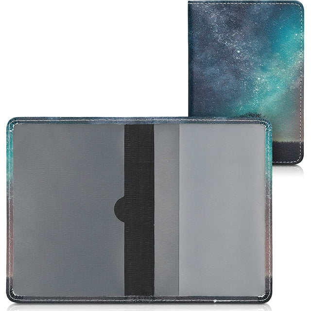 kwmobile Registration and Insurance Holder - Car Document Holder for Vehicle Documents and Cards - PU Leather