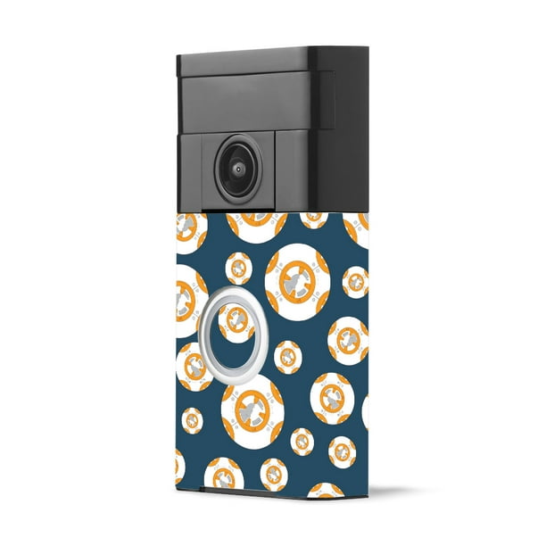 Skin Decal Wrap for Ring Video Doorbell sticker Mini Galaxy Bots
