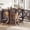Brown, variant on Scohul 48 inch Dog Crate Furniture Indoor Kennel with 3 Doors Heavy Duty for Large Dogs White
