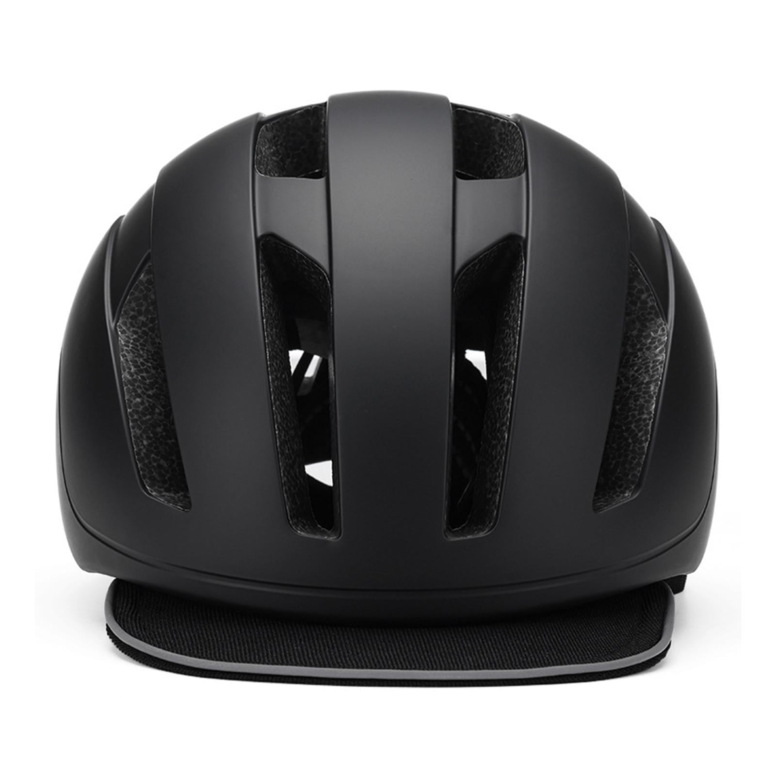 Wswqop Roller Skating Helmet Bike Helmet Size 59 cm-61 cm Comfortable Skateboard Helmet Black