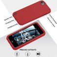 thumbnail image 2 of Funda de silicona resistente a golpes para iPod Touch 7/6/5 Hensinple roja, 2 of 7