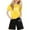 A01-Yellow, variant on LRen Girls Outfits Size 10-12 Cartoon Print Short Sleeve Tee and Shorts Crewneck Casual Holiday T Shirt Short Pants 2 Piece Suit Back To School Clothes