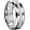 8mm Silver Tungsten, variant on 8mm Tungsten Rings for Men Women Couple Eternity Anniversary Engagement Wedding Bands Fashion Jewelry Stone Inlay Beveled Polished Shiny Comfort Fit