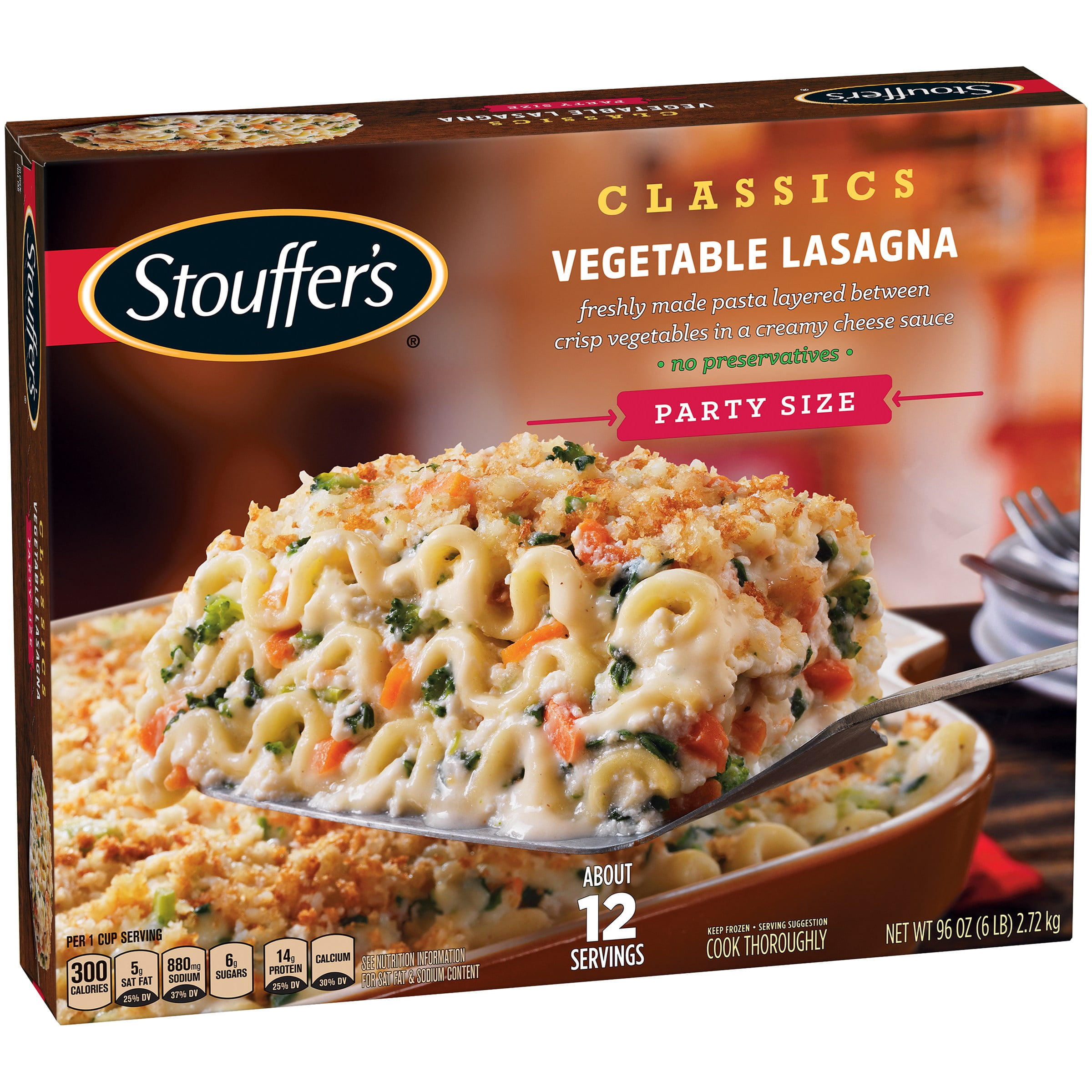 Stouffer s Vegetable Lasagna Nutrition Facts Stouffer s Vegetable Lasagna Nutrition Facts
