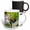 Multicolor, variant on 3drose, Alaska, Lake Clark. Grizzly Bear Walks Shoreline Among the Boulders., 11oz Two-tone Red Mug