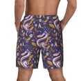 thumbnail image 4 of Balery Snake And Floral Mens Swim Trunks Swim Shorts for Men Quick Dry Inseam Beach Shorts with Compression Liner Pocket-Large, 4 of 9