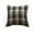 Black, variant on Christmas Pillow Cover, Holiday Home Decor, Woolen Plaid Cushion Cover for Christmas Decorations, Red and Green Soft Polyester Square Pillowcase 45x45cm