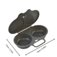 thumbnail image 3 of Microwave Egg Cooker 2-Cavity Non-Stick Microwave Omelet Maker and Poached Egg Cooke,Black, 3 of 5