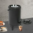 thumbnail image 4 of Stainless Steel Insulated Beverage Dispenser, 10L Capacity with 4-8 Hour Temperature Retention, Black PU Foam Construction, Ideal for Parties and Cafes, 4 of 17